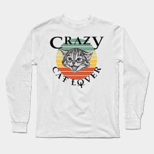 Crazy cat lover Long Sleeve T-Shirt